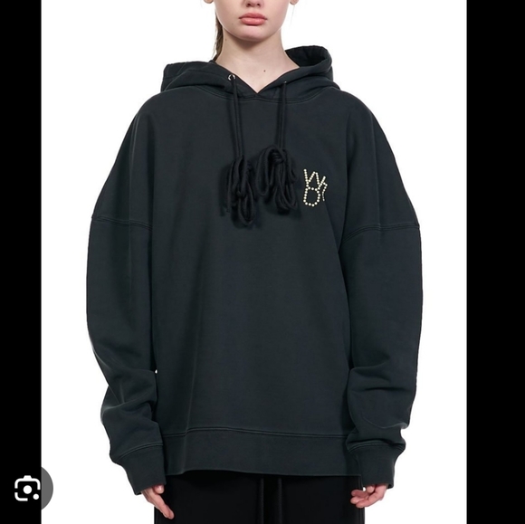 We11done Hoodie with Pearl Logo - Picture 3 of 12